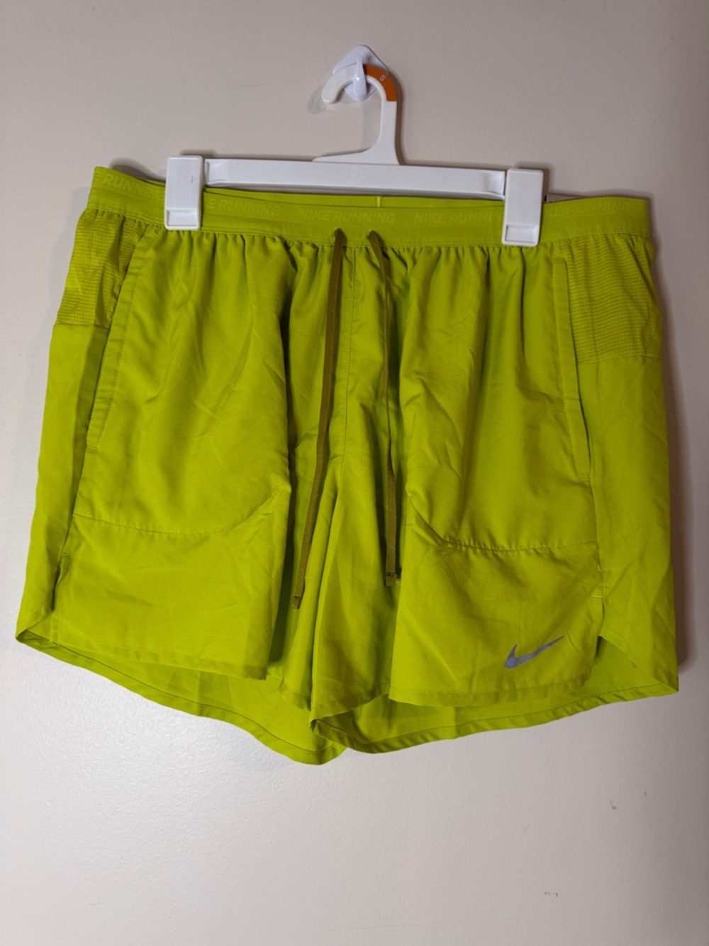 Nike Neon Green Men's Running Shorts